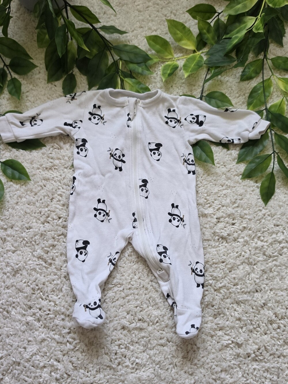 Baby Boy Panda Sleeper (Newborn)
